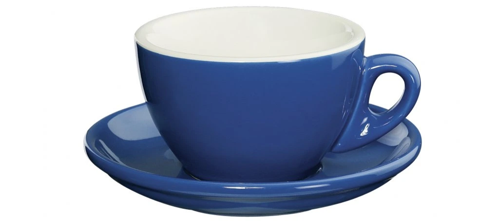 215199 ROMA tmavě modrý šálek s podšálkem 100 ml CILIO